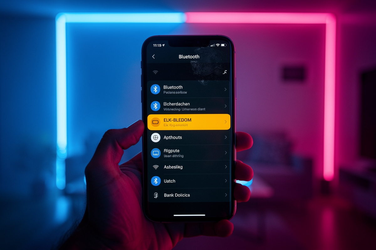 ELK-BLEDOM : pourquoi ce nom apparaît dans votre Bluetooth ?