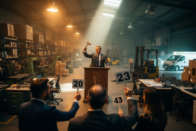 Tout savoir sur la vente aux enchères en liquidation judiciaire